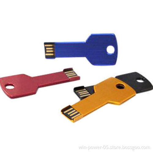 Metal Key USB Disk/Drives, Full Capacity, Laser Engraving or Color Printing, 10-year Data Retention